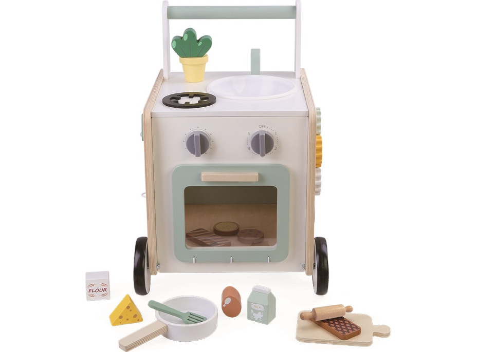 2Kids Toys Dřevěné chodítko Kuchyňka