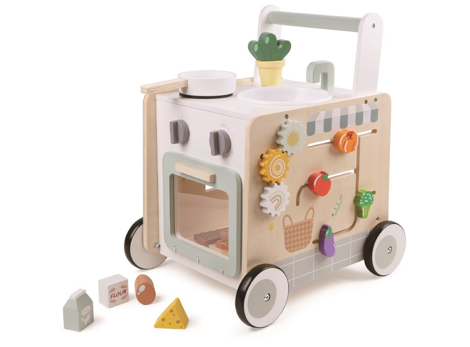 2Kids Toys Dřevěné chodítko Kuchyňka 2Kids Toys Dřevěné chodítko Kuchyňka