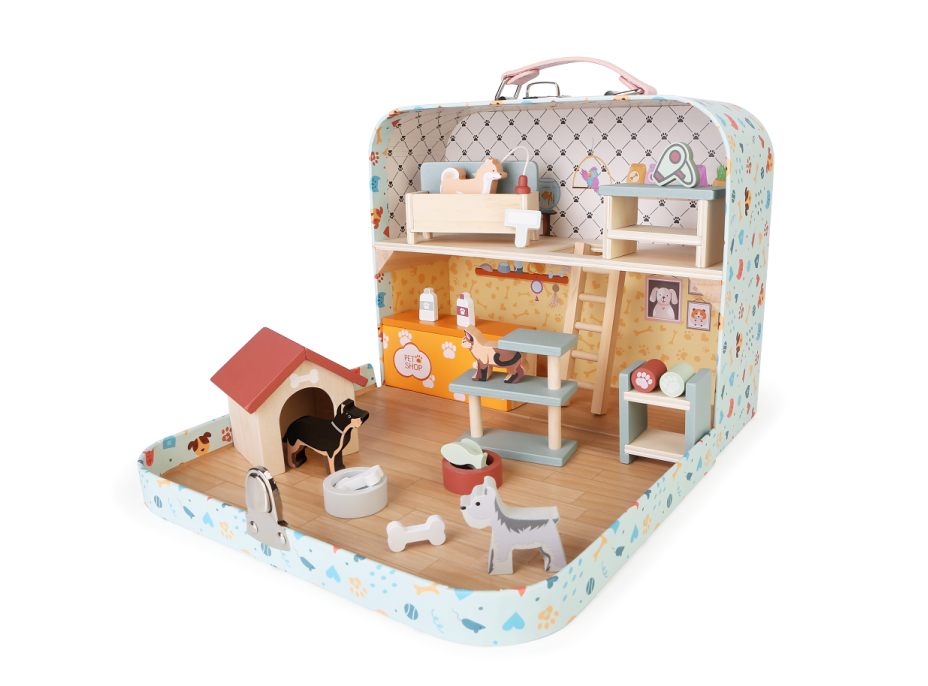 2Kids Toys Domeček pro mazlíčky v kufříku 2Kids Toys Domeček pro mazlíčky v kufříku