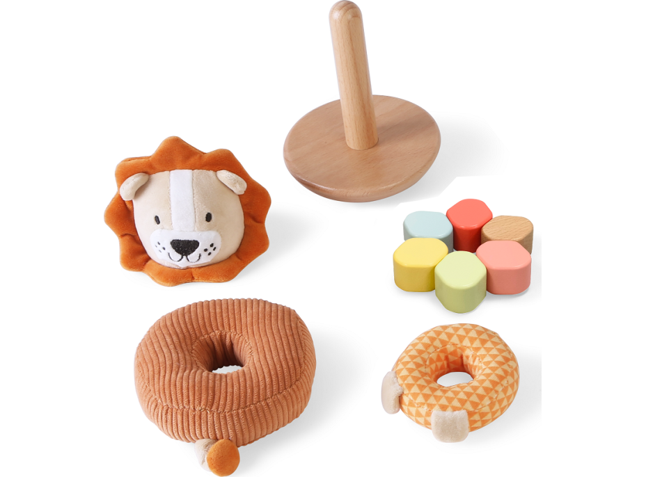 2Kids Toys Nasazovací kroužky Lvíček