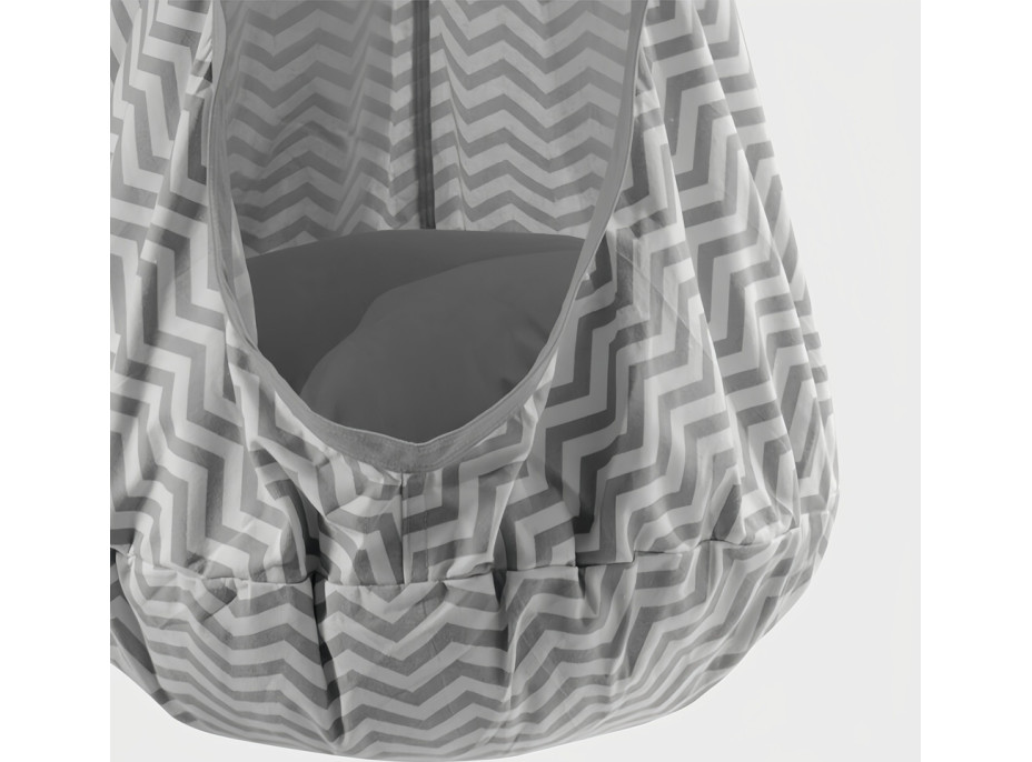 2Kids Toys Závěsný houpací vak šedý