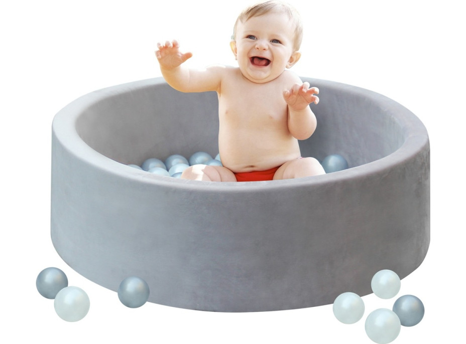 2Kids Toys Kuličkový bazén šedý