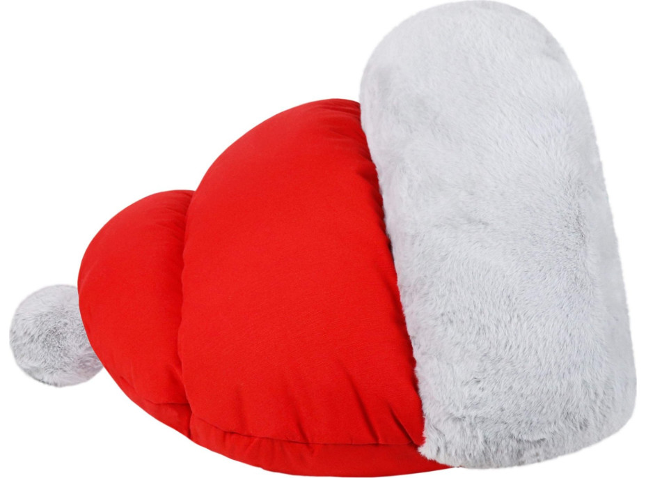 Pelíšek pro psa/kočku DUKE NOEL 70x45x55 cm - červený