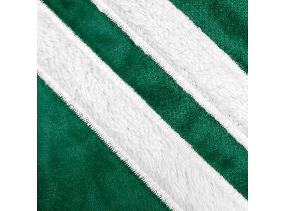 Vánoční polštář SWEET CANDY 60 cm - zelený/bílý