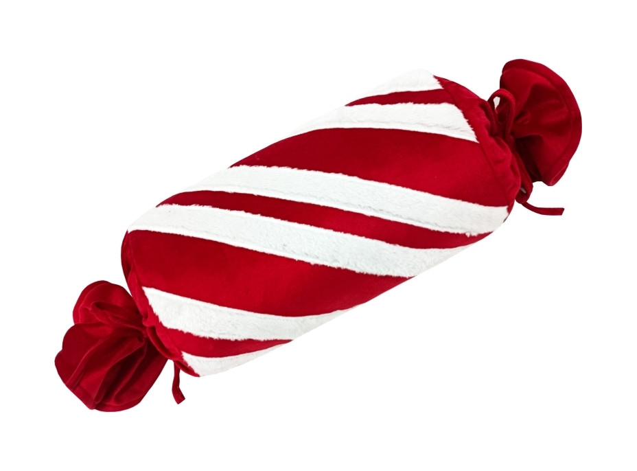 Vánoční polštář SWEET CANDY 60 cm - červený/bílý Vánoční polštář SWEET CANDY 60 cm - červený/bílý