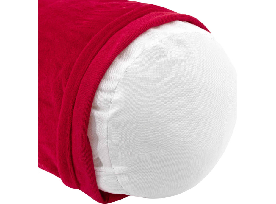Vánoční polštář SWEET CANDY 60 cm - červený/bílý