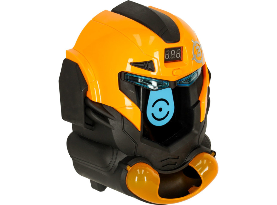 Arkádová hra Robotická helma - střelba na terč