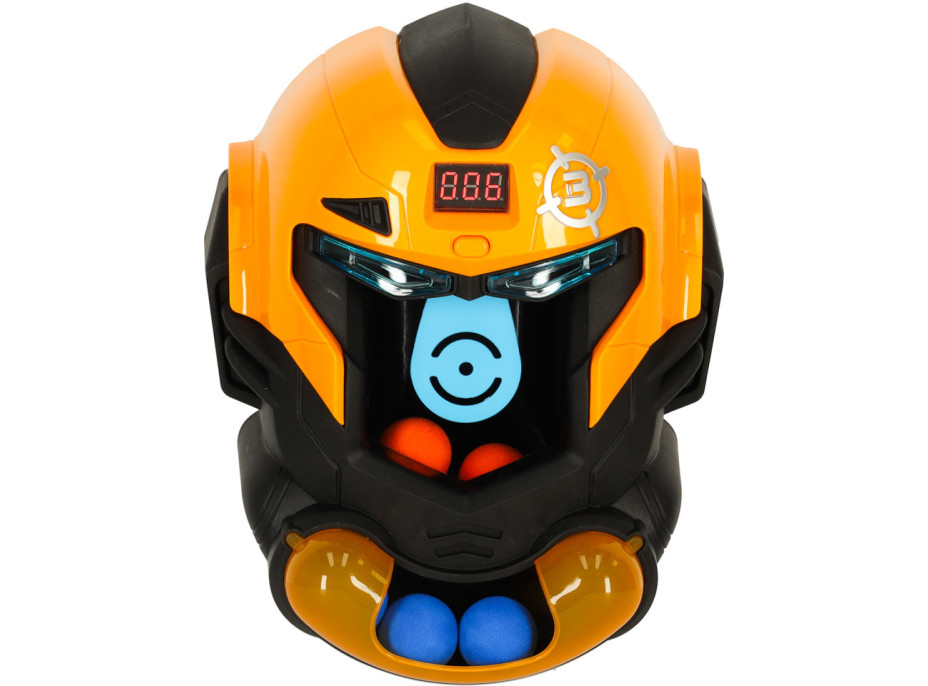 Arkádová hra Robotická helma - střelba na terč