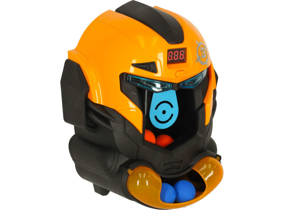 Arkádová hra Robotická helma - střelba na terč