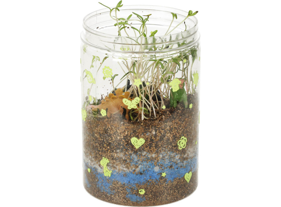 Dinosauří terárium s nočním LED osvětlením