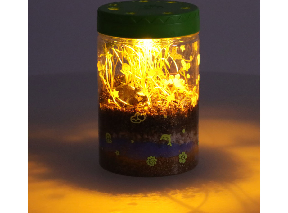 Dinosauří terárium s nočním LED osvětlením