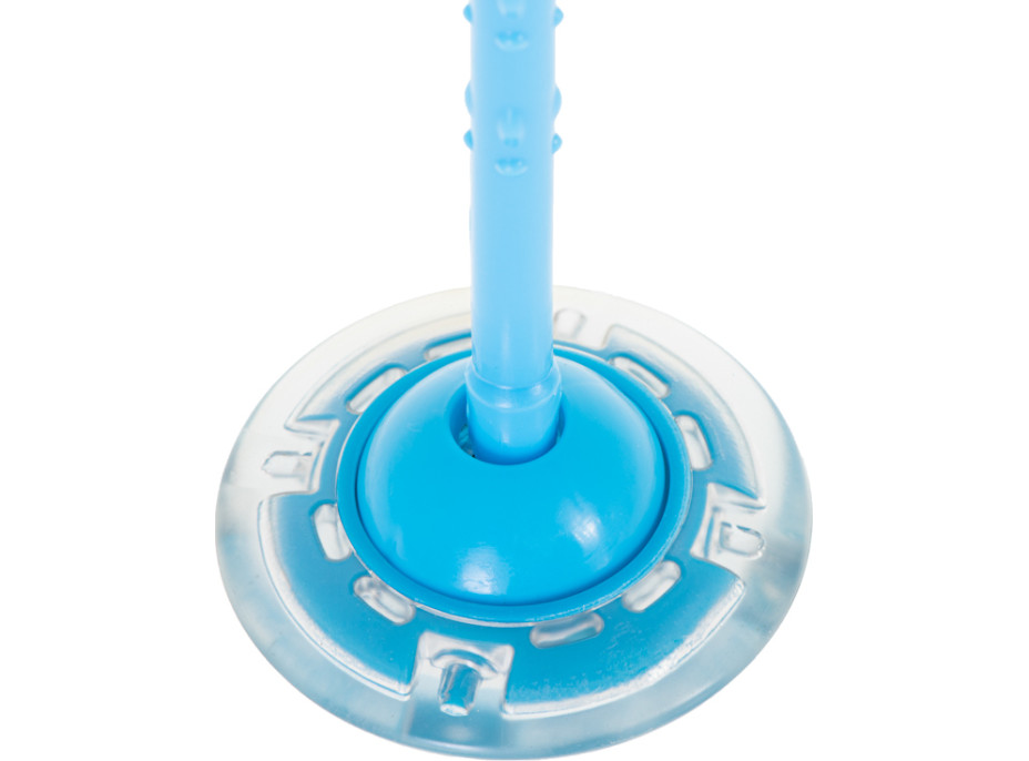 Hula hop na nohu svítící LED - modrá