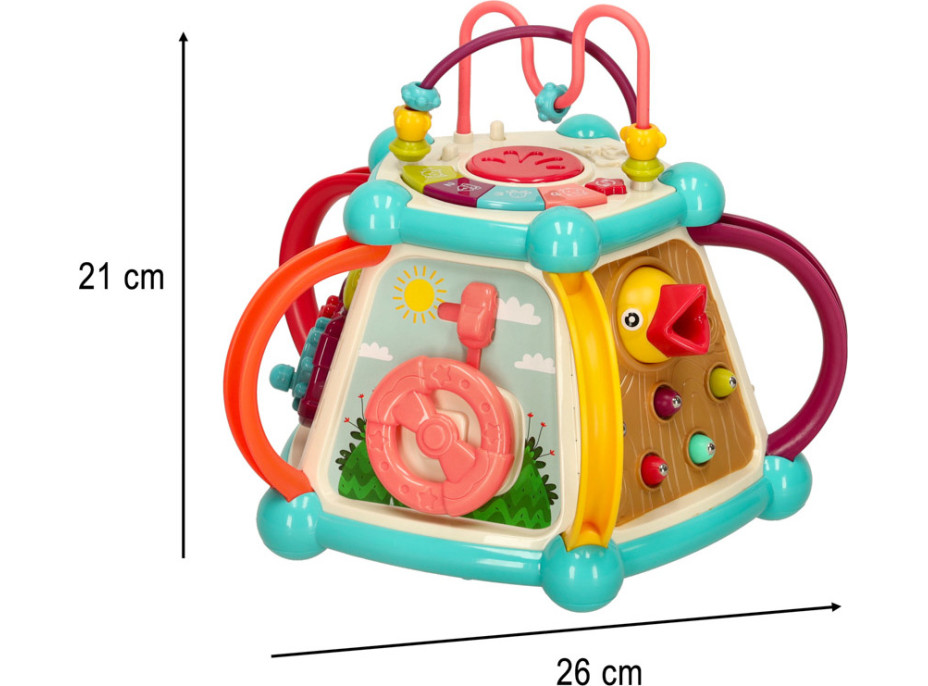 Senzorická kostka pro děti 7v1