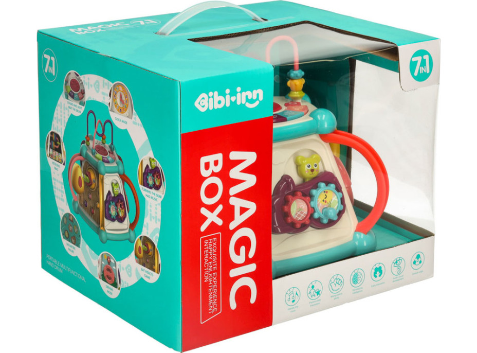 Senzorická kostka pro děti 7v1