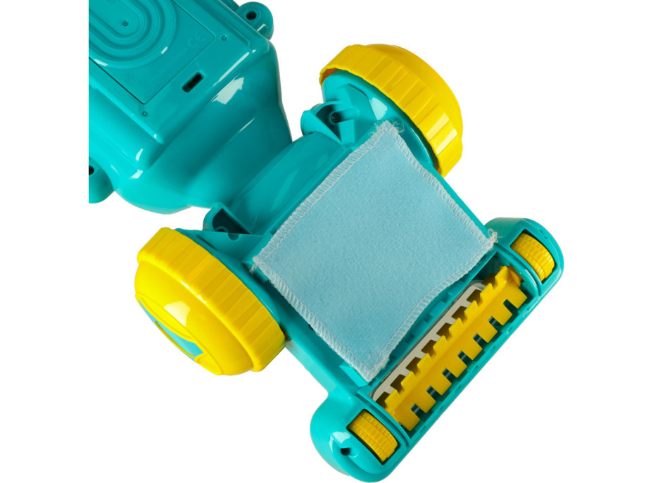 Interaktivní vysavač pro děti se zvukem - tyrkysový