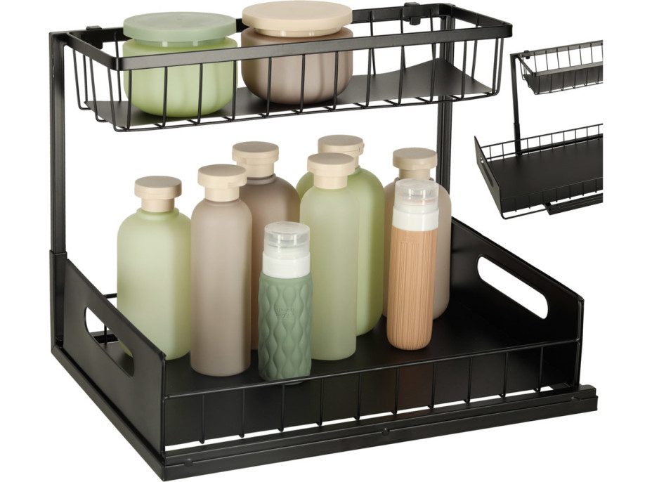 Organizér do skříňky pod dřez - 2 police