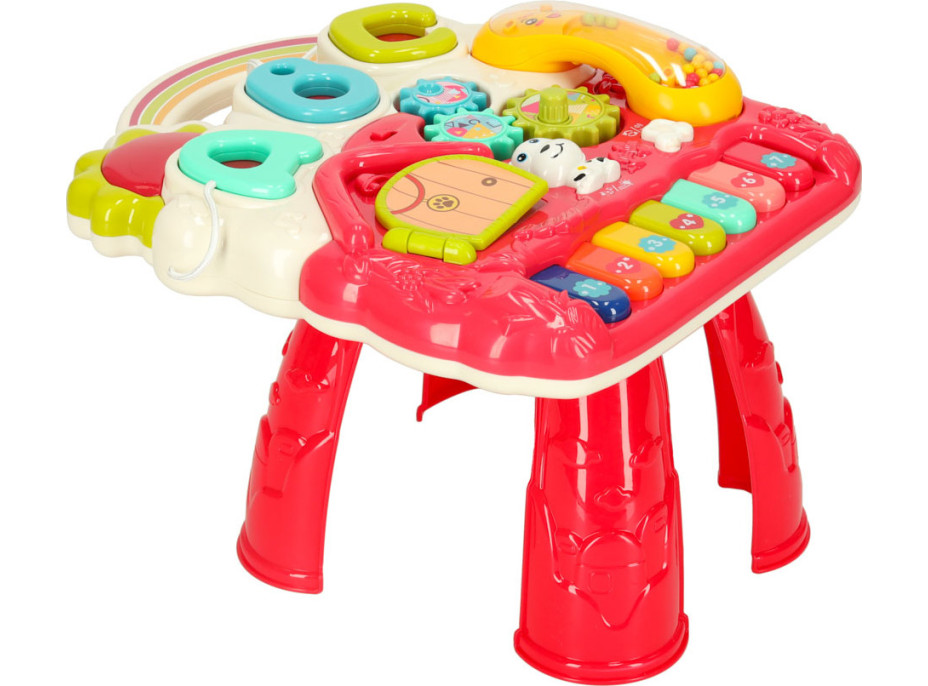 Interaktivní chodítko 4v1 - červené