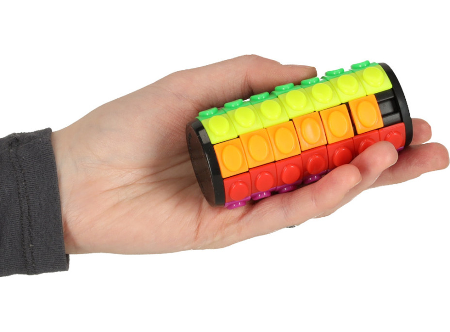 Logická hádanka s rotačním válcem 7 řad