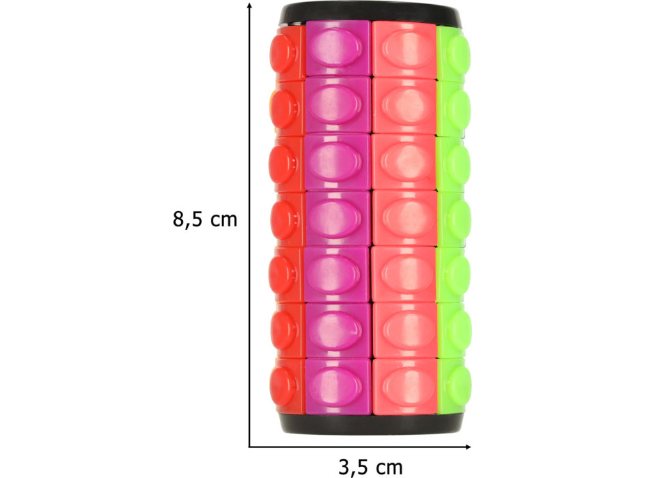 Logická hádanka s rotačním válcem 7 řad