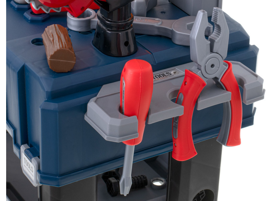 Dětský ponk do dílny s nářadím - 65 prvků