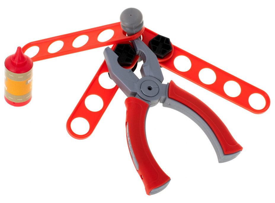 Dětský ponk do dílny s nářadím - 65 prvků