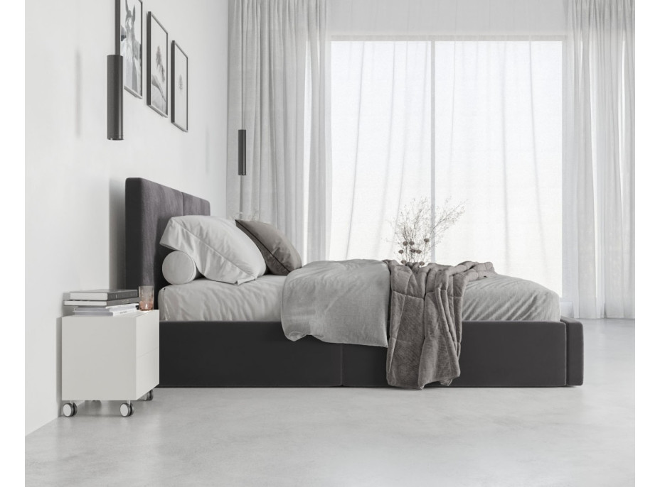 Čalouněná postel HILTON - 200x160 cm - grafitová