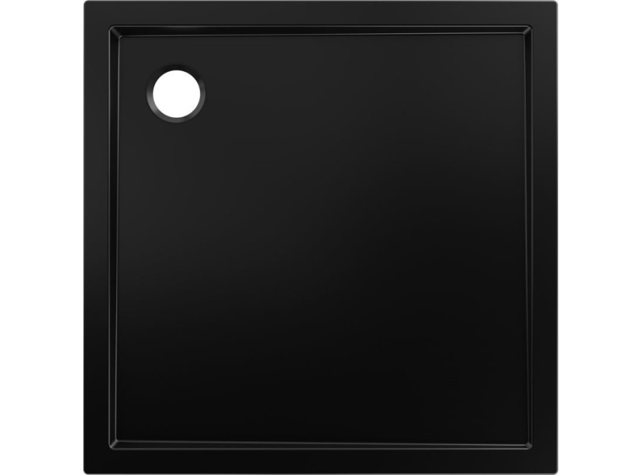 Sprchová vanička MEXEN FLOW - 110x110 cm - černá matná - 46S701111