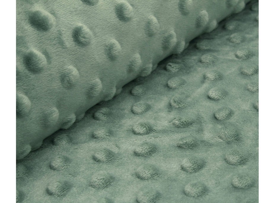 Chránič na dětskou postel MINKY 80 cm - šalvějový