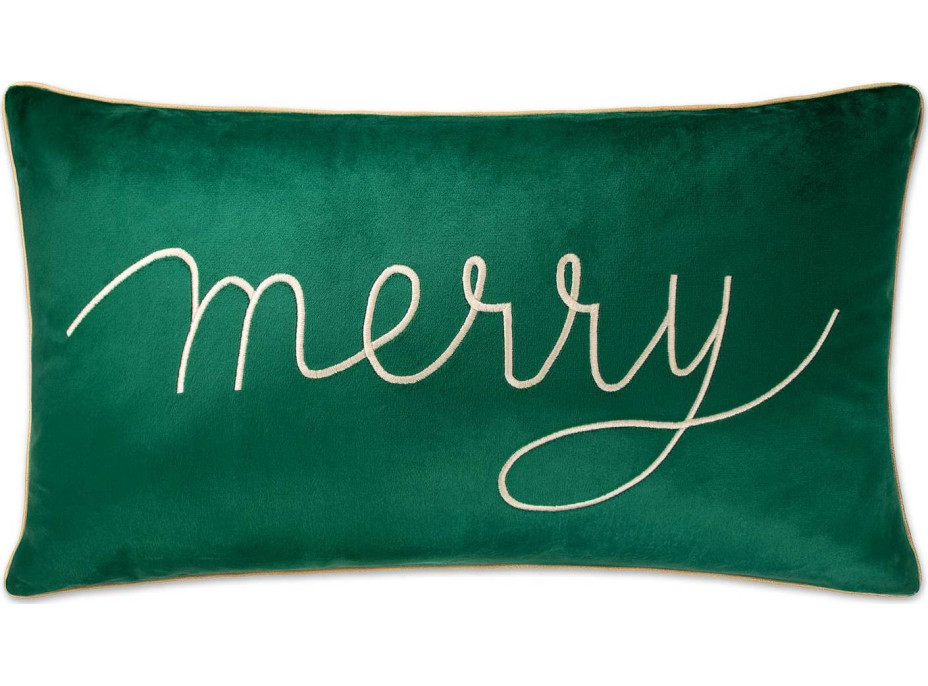 Povlak na polštář VERY MERRY - 30x50 cm - zelený