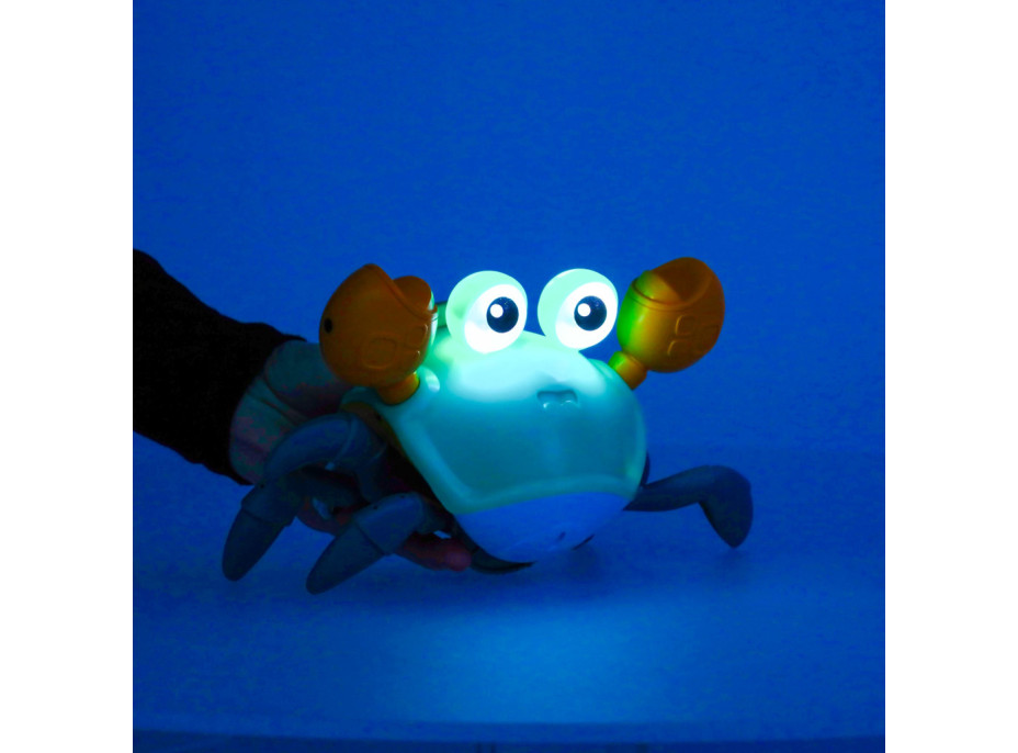 Interaktivní krab se zvukem - zelený