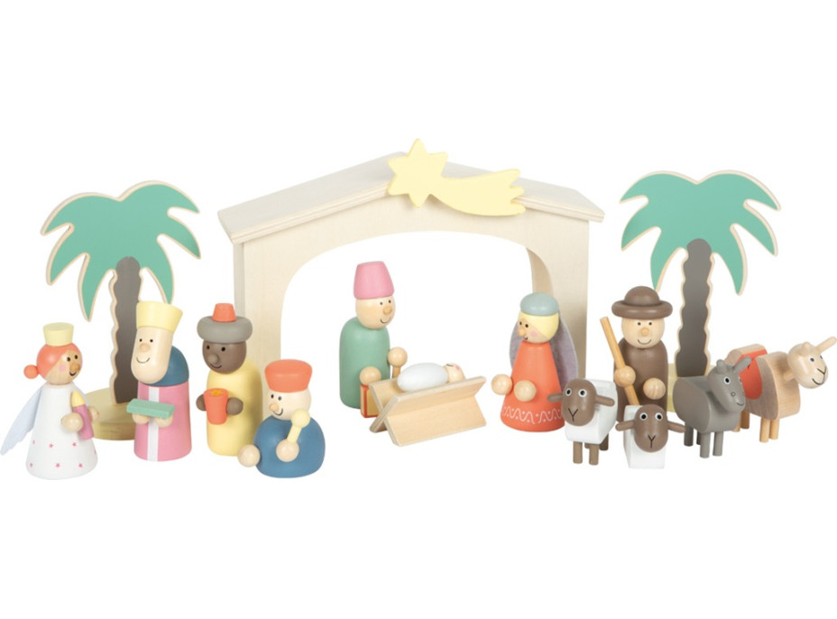 small foot Dřevěná hrací sada Betlém