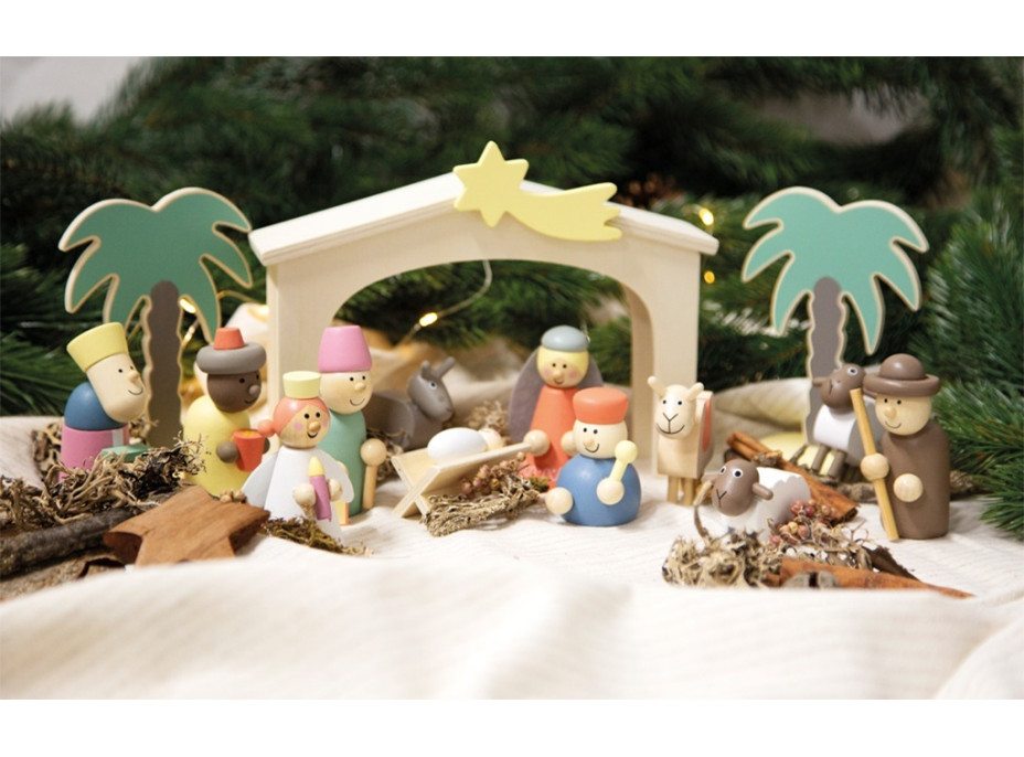 small foot Dřevěná hrací sada Betlém