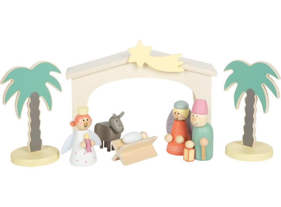 small foot Dřevěná hrací sada Betlém