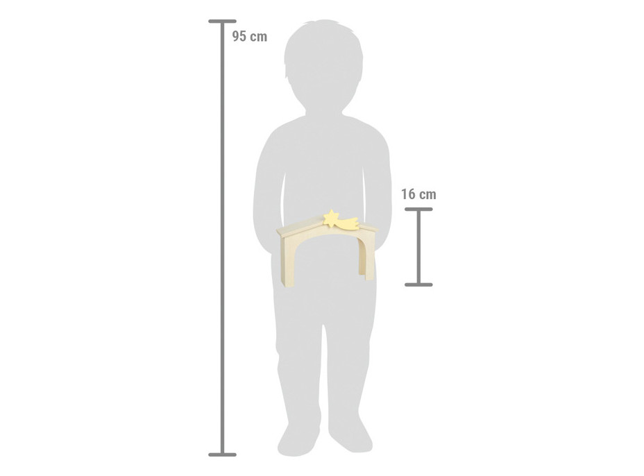 small foot Dřevěná hrací sada Betlém