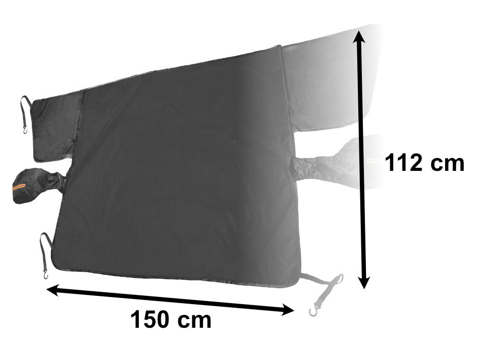 Kryt čelního skla proti zamrznutí magnetický