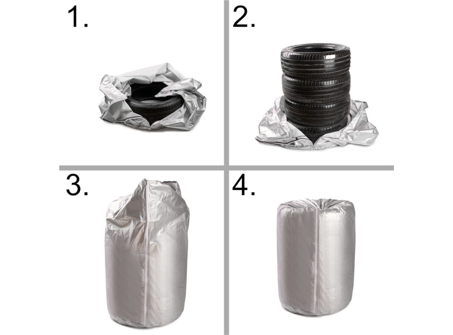 Vodotěsný kryt na pneumatiky auta 13-17 palců