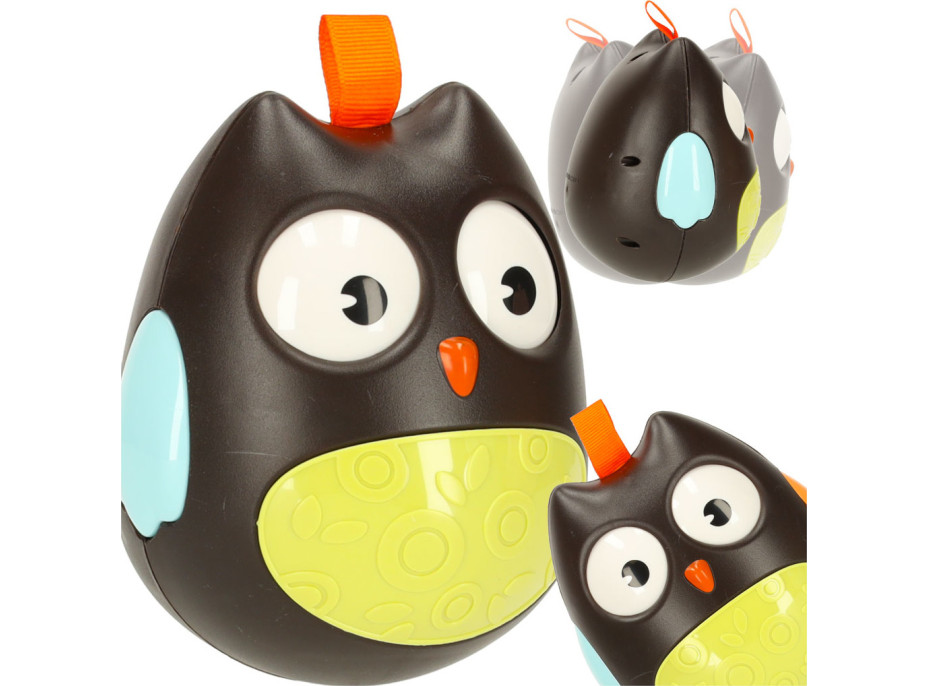 Smyslová houpací sova - hnědá