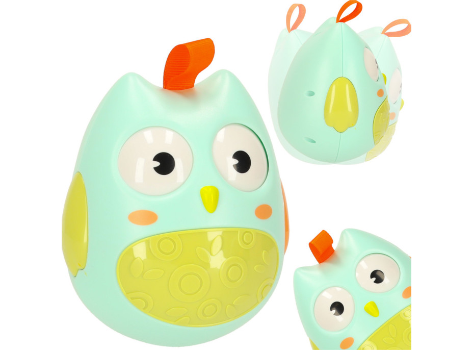 Smyslová houpací sova - modrá