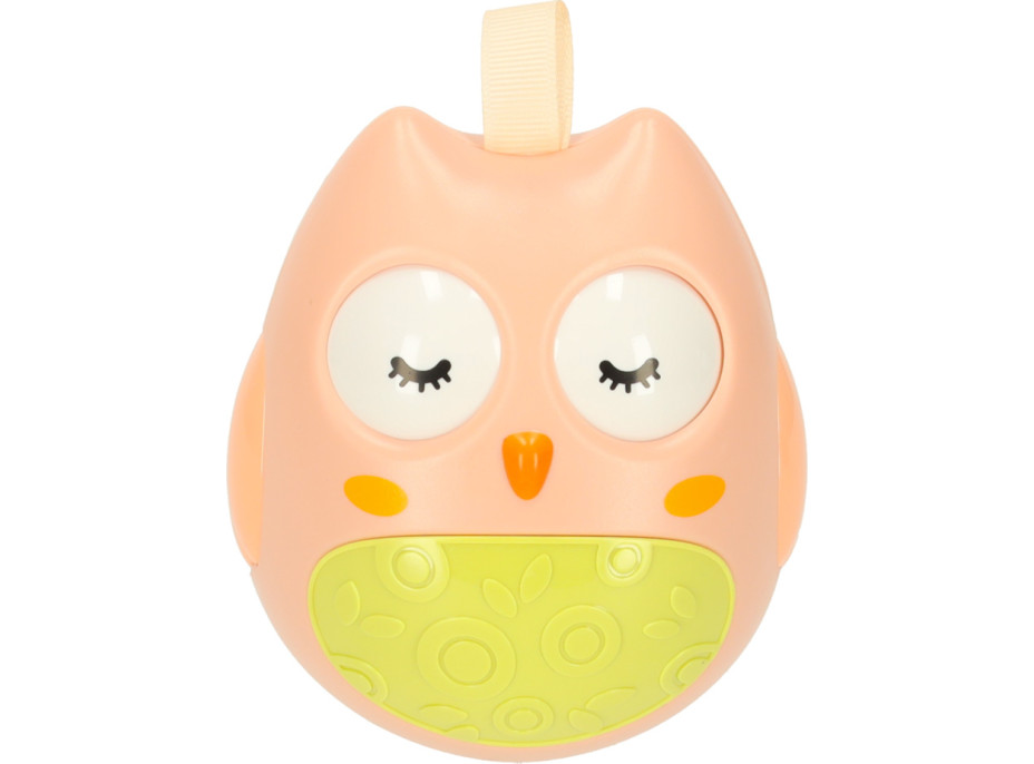 Smyslová houpací sova - růžová