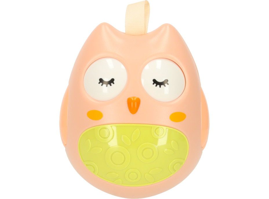 Smyslová houpací sova - růžová