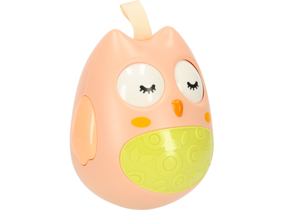 Smyslová houpací sova - růžová