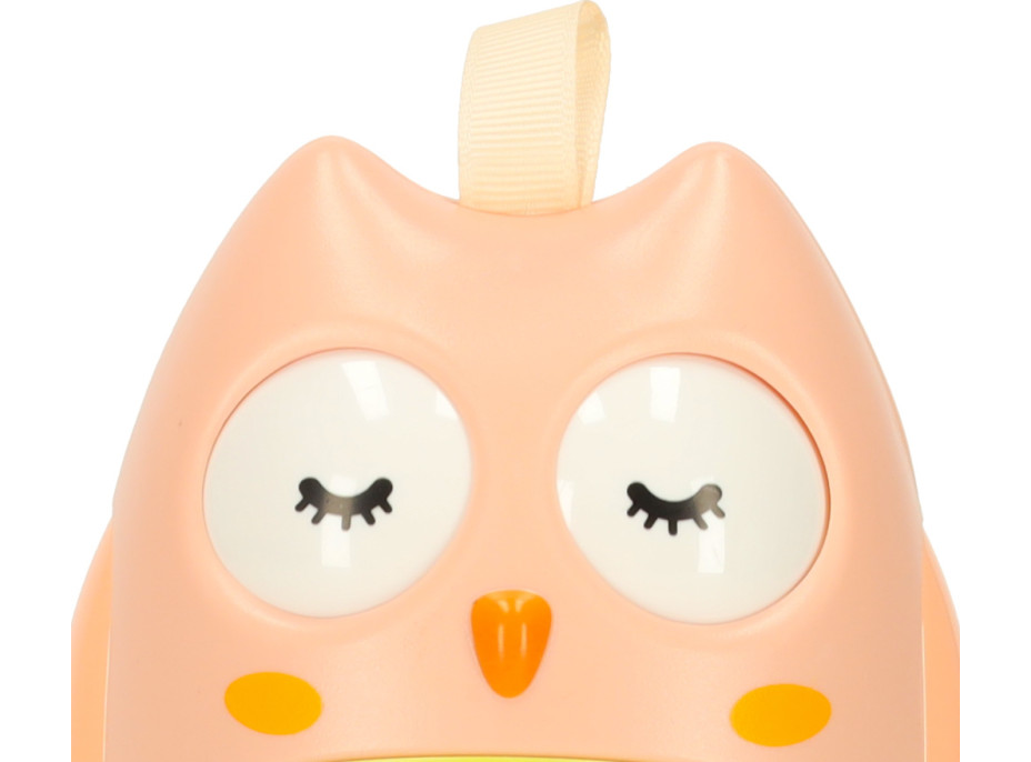 Smyslová houpací sova - růžová