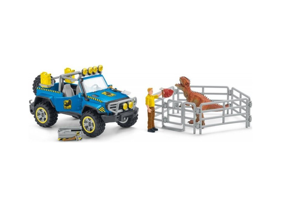 SCHLEICH Dinosaurs® 41464 Terénní vůz s výběhem pro dinosaura