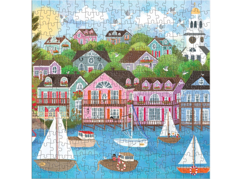 GALISON Čtvercové puzzle Přístav u moře XL 300 dílků