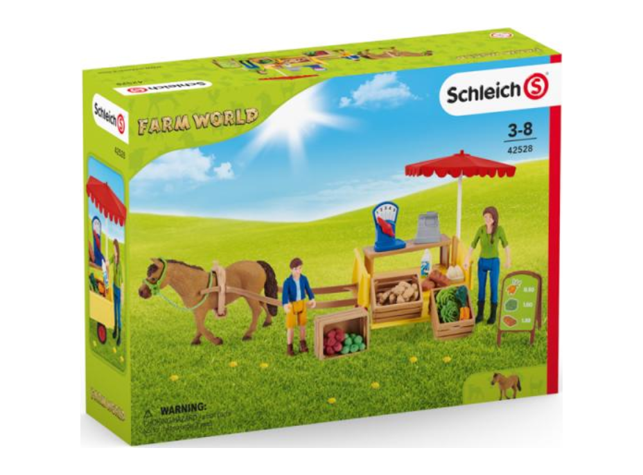 SCHLEICH Farm World® 42528 Mobilní farmářský stánek