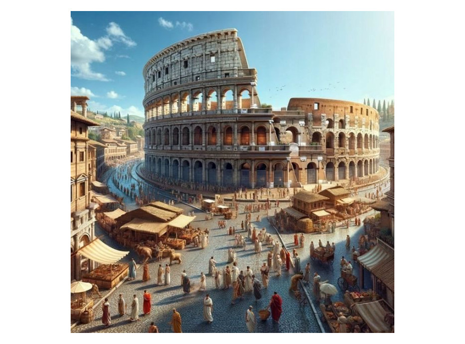 NORIMPEX Diamantové malování Koloseum 30x40cm
