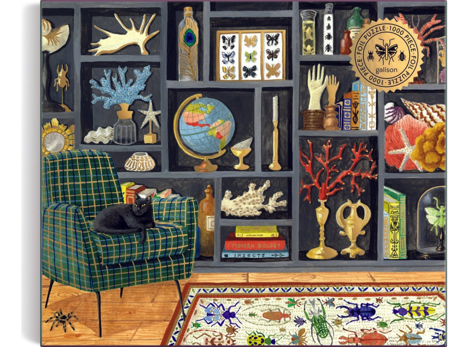GALISON Metalické puzzle Eklektické poklady 1000 dílků