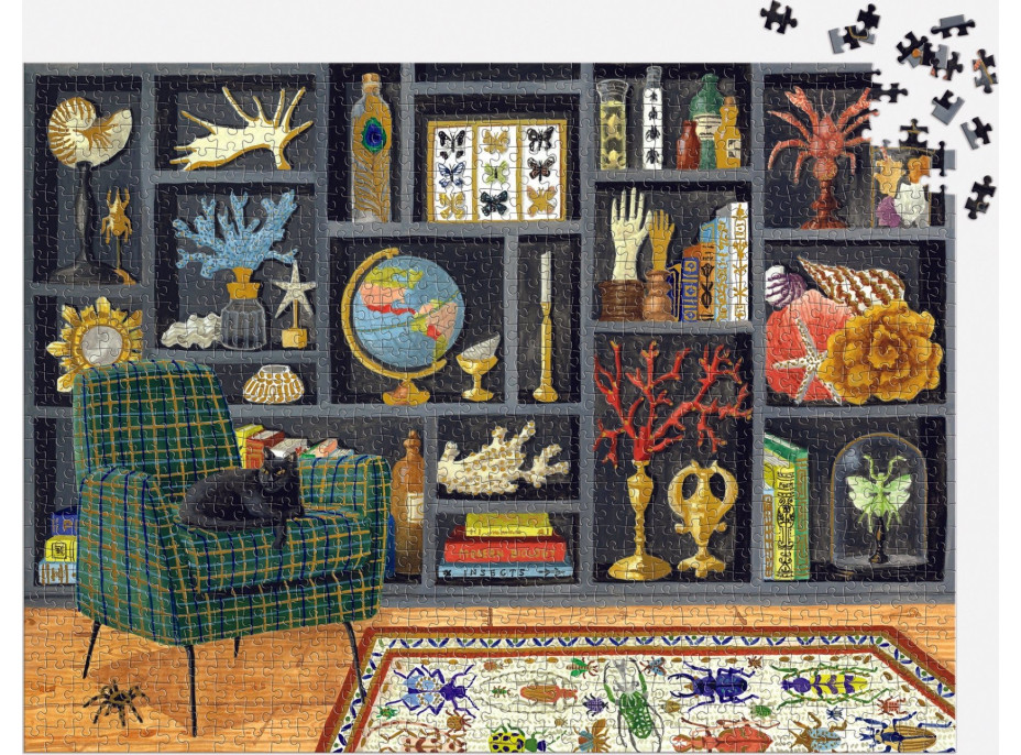 GALISON Metalické puzzle Eklektické poklady 1000 dílků