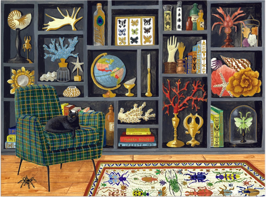 GALISON Metalické puzzle Eklektické poklady 1000 dílků