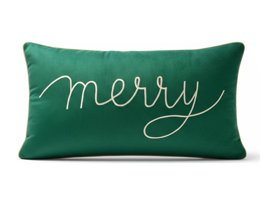 Povlak na polštář VERY MERRY - 30x50 cm - zelený
